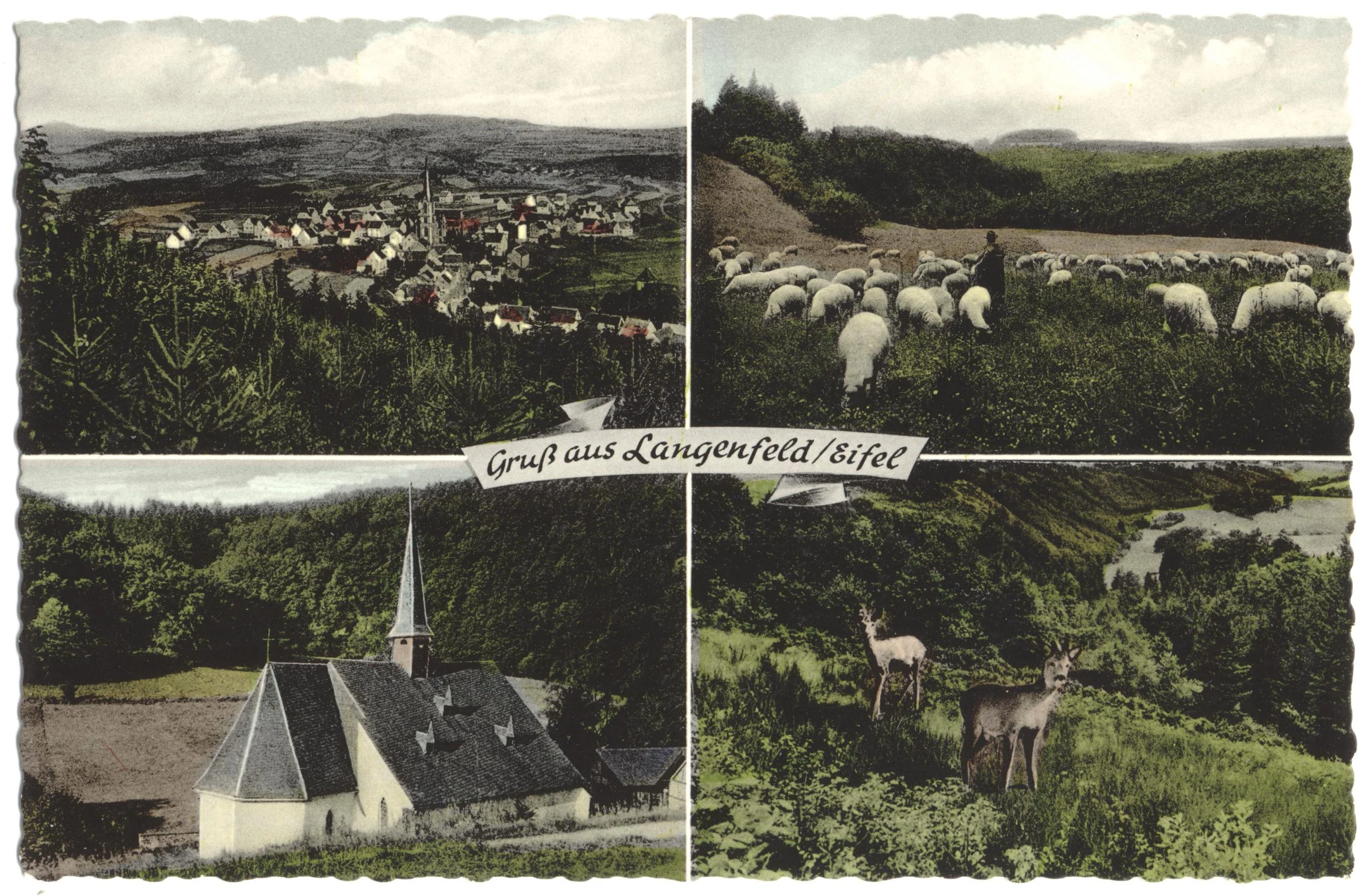 Historische Bilder - Postkarten Langenfeld - Postkarte 34