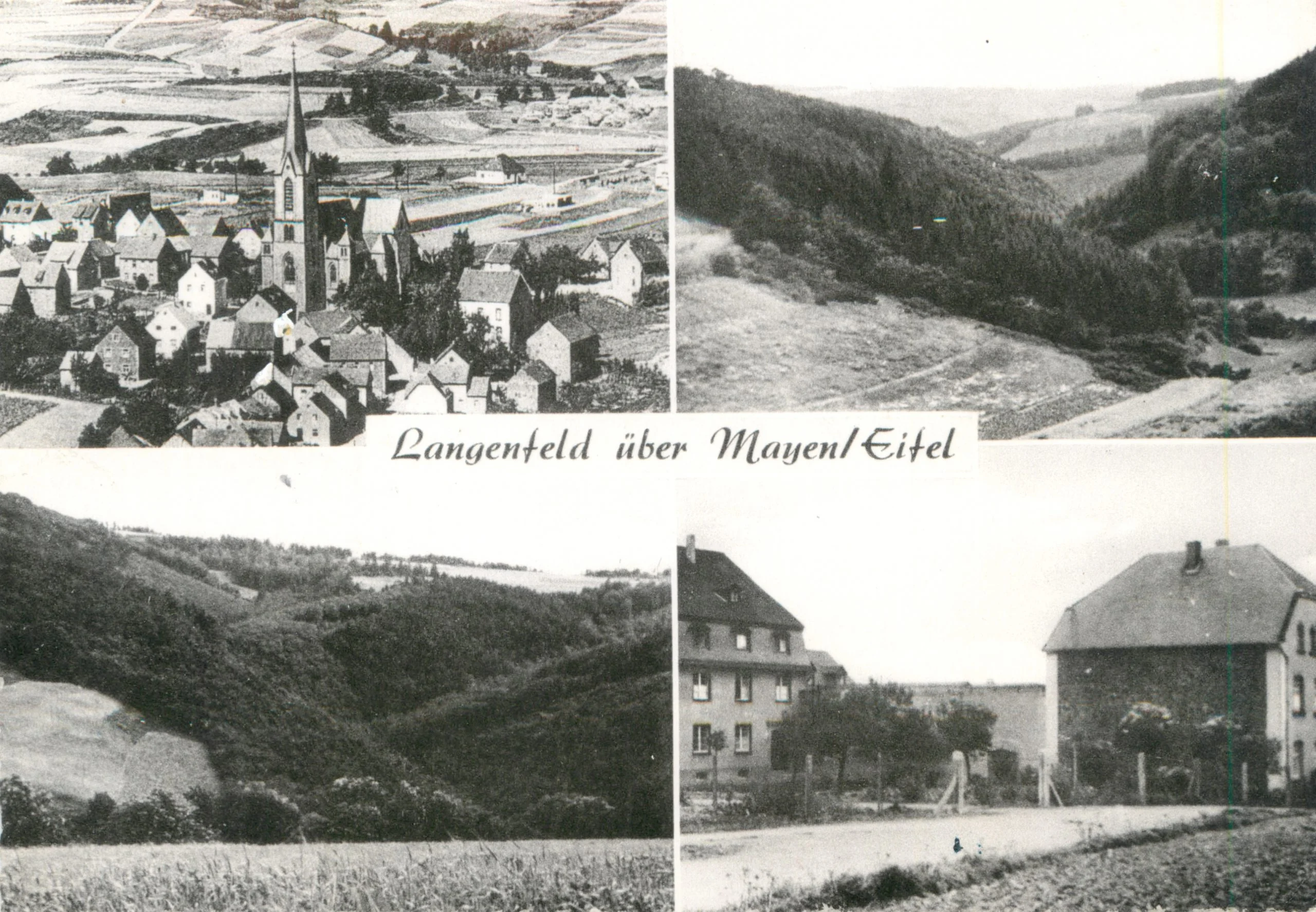 Historische Bilder - Postkarten Langenfeld - Postkarte 6