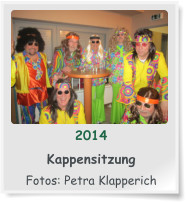 2014  Kappensitzung  Fotos: Petra Klapperich